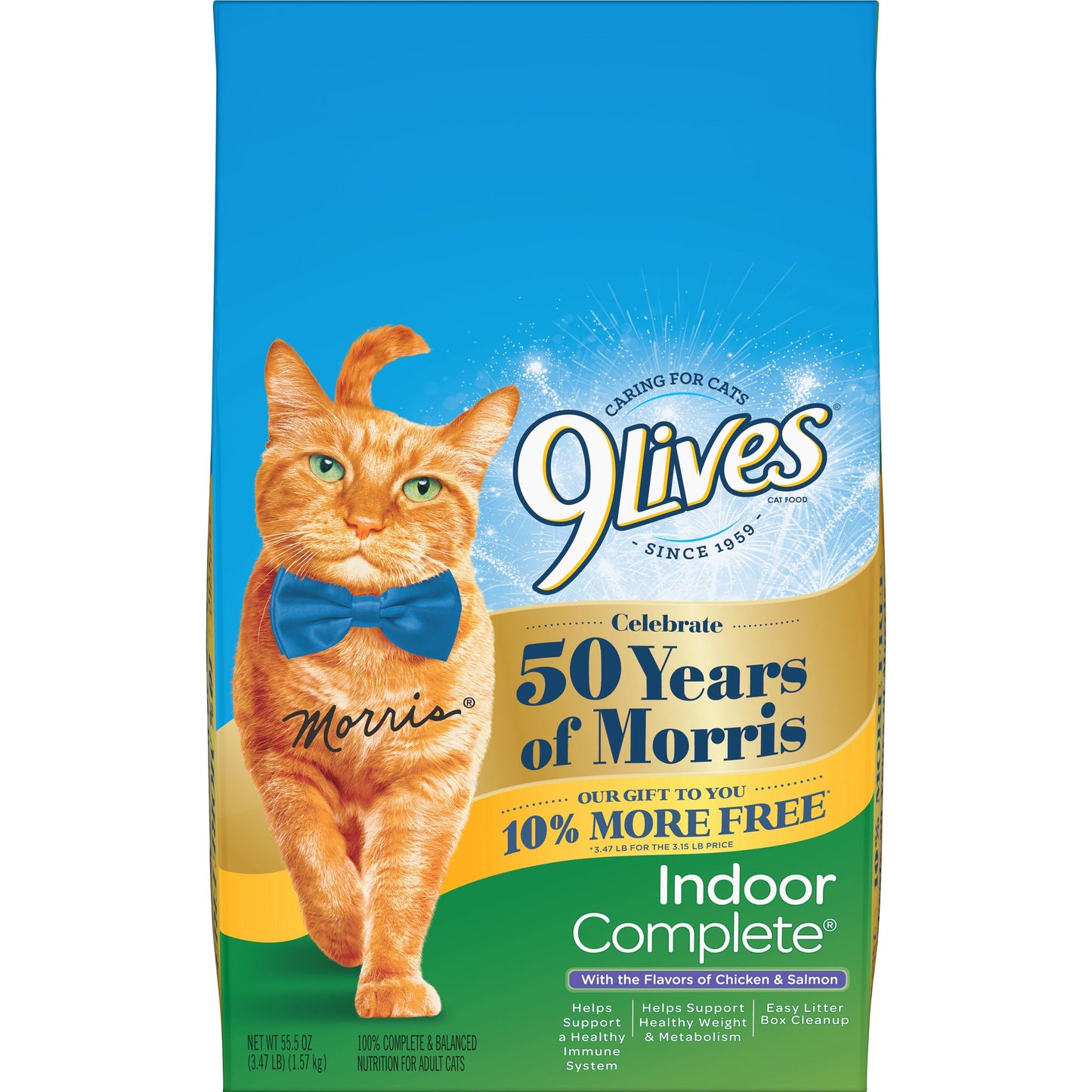 9Lives Indoor Complete Cat Food, 20-Pound Bag