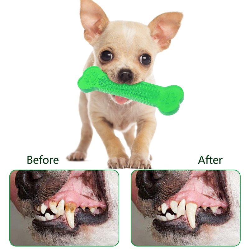Dog Toys Pet Molar Tooth Cleaner Brushing Stick - Good for trainings Dog and Pet Puppies