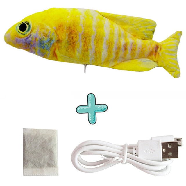 Interactive Electric floppy Fish Cat toy