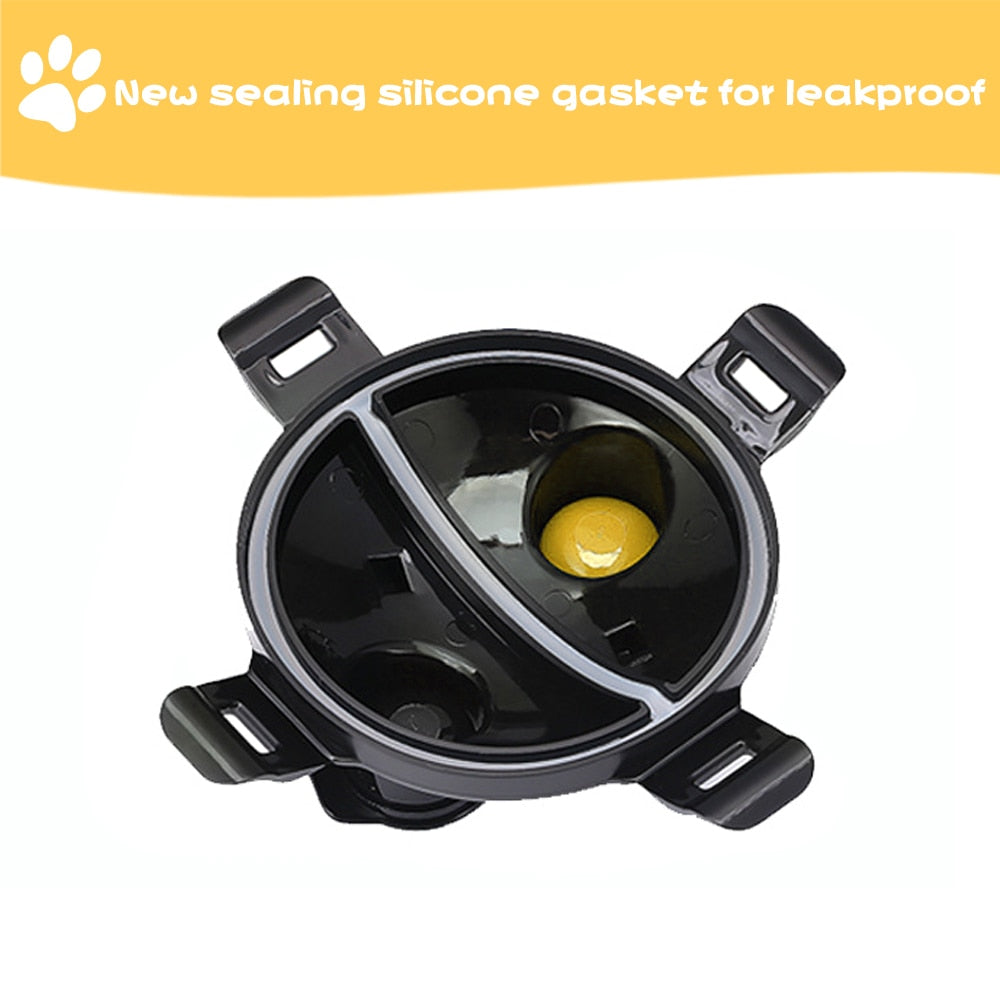 2-in-1 Dog Water Bottle With Food Container