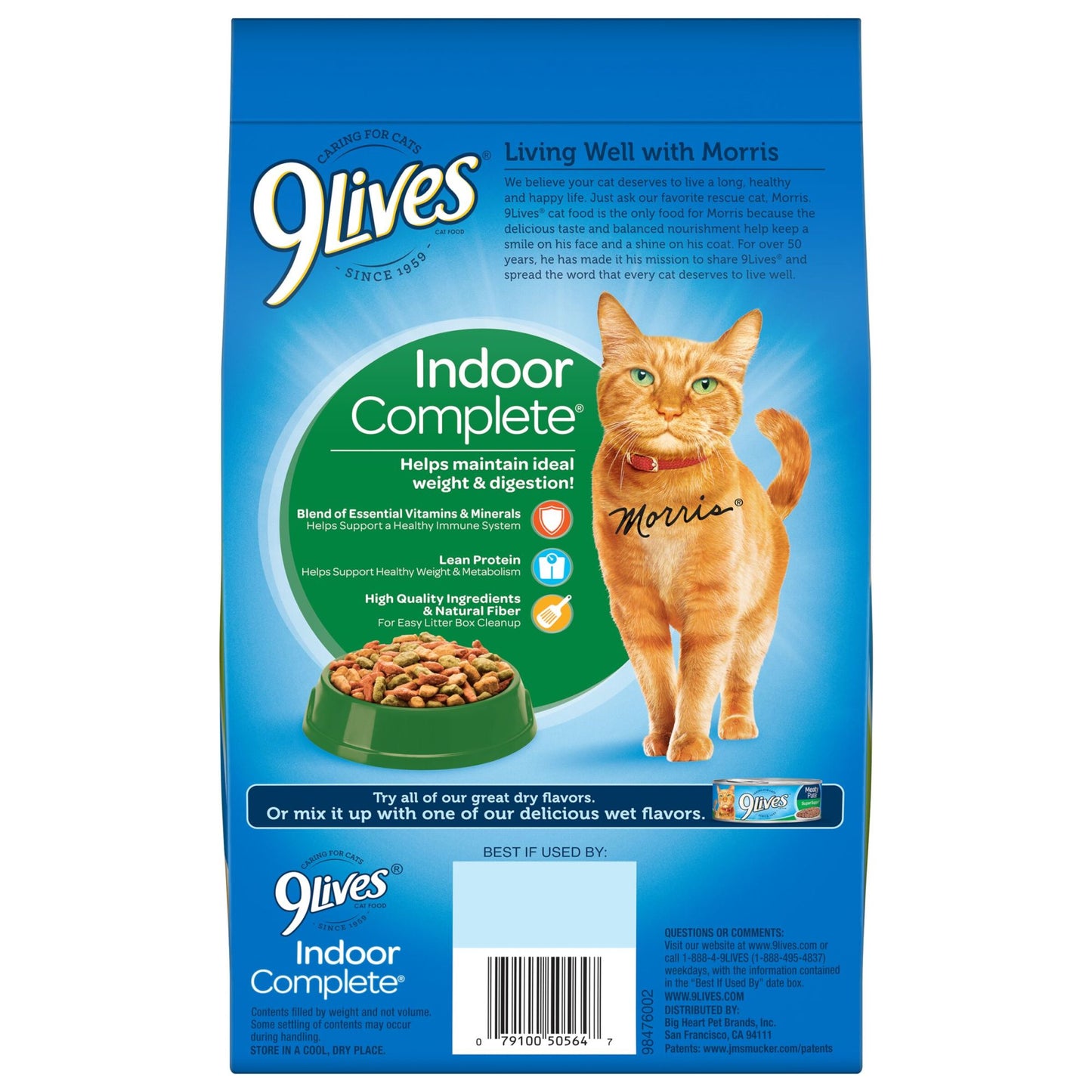 9Lives Indoor Complete Cat Food, 3.15-Pound