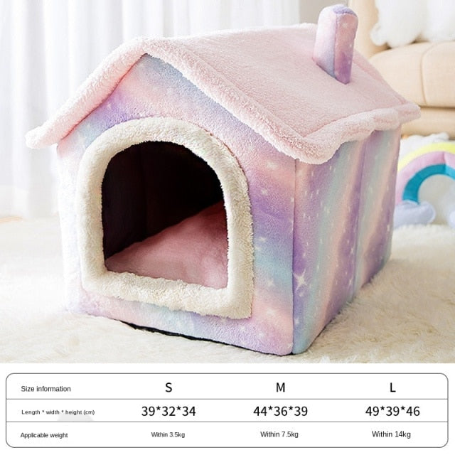 Foldable Deep Sleep Pet Cat and Dog  House