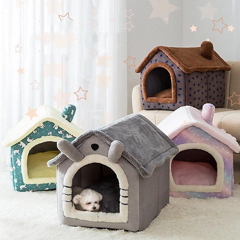 Foldable Deep Sleep Pet Cat and Dog  House