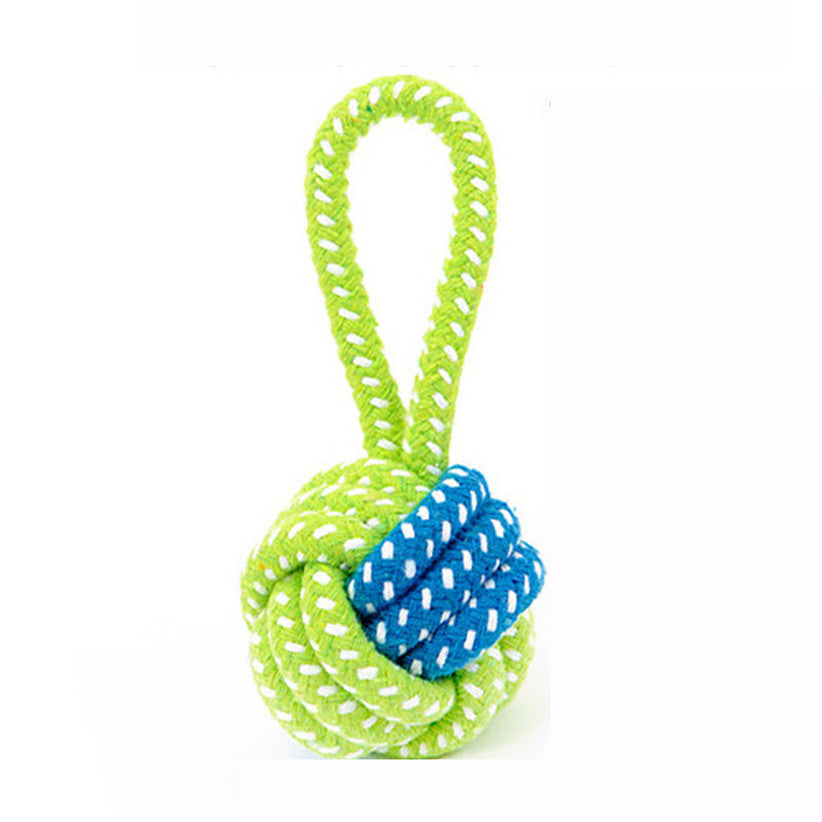 Green Rope Ball Toy for Large for Small Dog and Cat